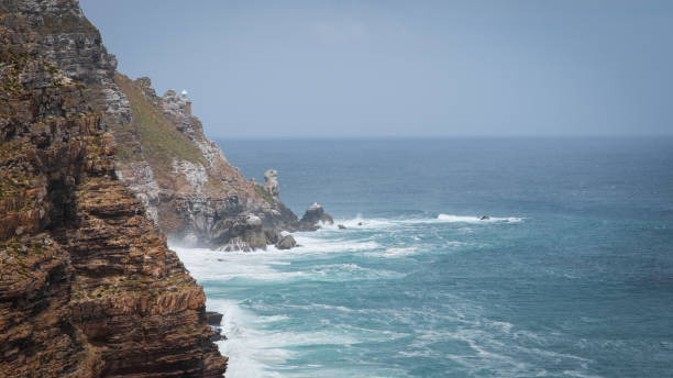 Cape Point and the Cape of Good Hope are famous tourist attractions in Cape Peninsula, located at south-western of Cape Town, South Africa.