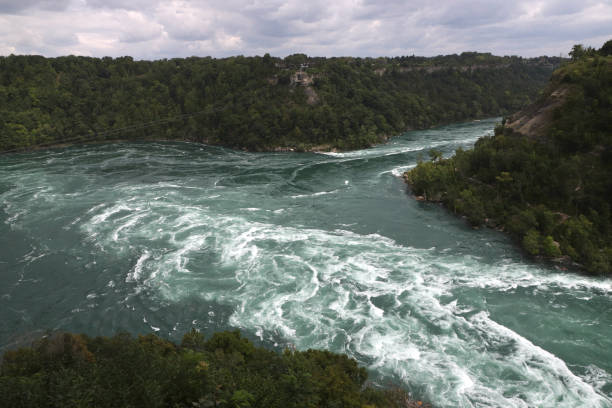 istock Big bend in the Niagara River across from Whirlpool State Park, Niagara Falls, Ontario, Canada 2183331663