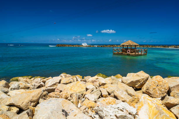 Labadee exotic tropical beach, Haiti, Caribbean Sea