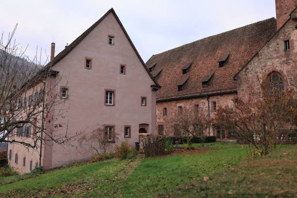 Dezember 12, 2022, Alpirsbach Monastery: Historic building in Alpirsbach Monastery in the Black Forest