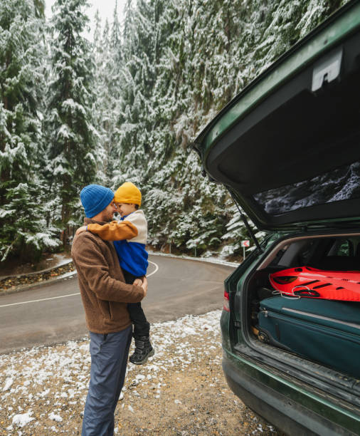 istock Winter road trip with dad 2183340693