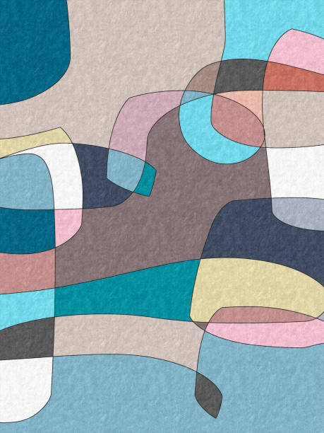 istock Surreal abstract art, crafted with oil paint strokes on canvas. The texture and bold colors create a captivating visual experience. Ideal as a statement  work brings creativity to any space. 2183342438