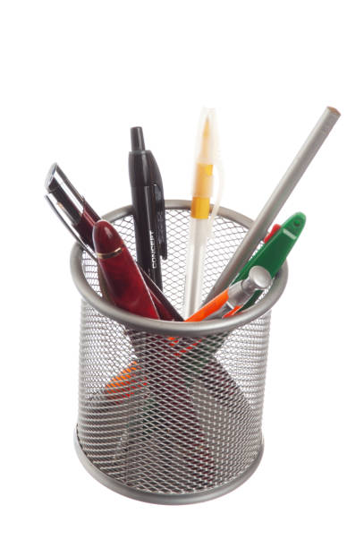 istock basket with pens and pencils 2183345798