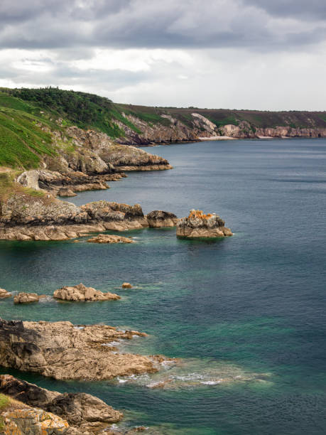 istock Scenic Coastal View in Brittany with Rocky Cliffs and Turquoise Waters 2183346594