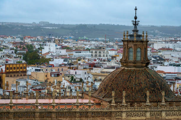 istock Panormica from Seville Cathedral 2183355465