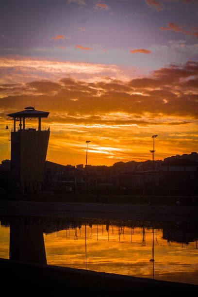 istock reflection of the sky in the water 2183363234
