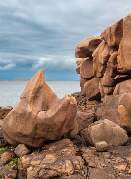 istock Ploumanach, Brittany, Pink granite coast 2183377538