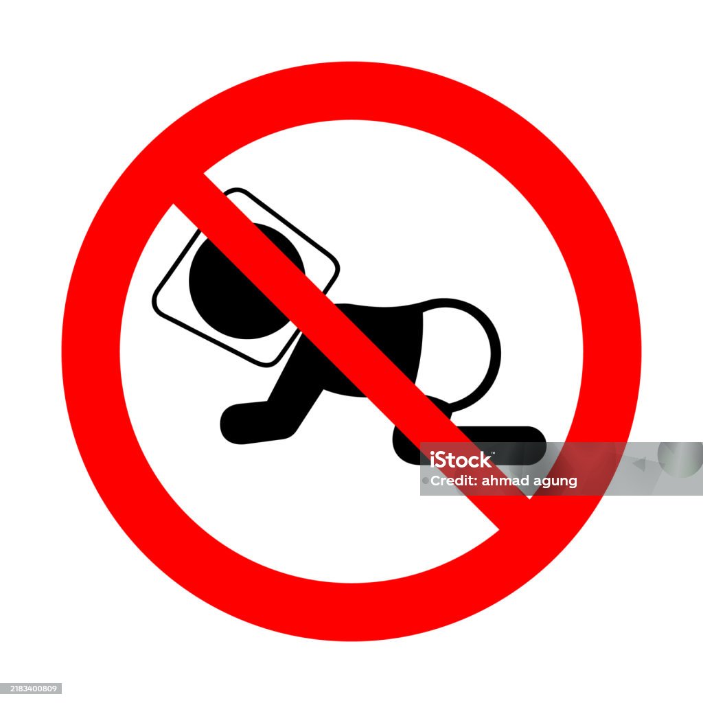 Suffocation Risk Sign Ilustración de Plastic Bag Warning Sign Danger Of Suffocation To Avoid ...