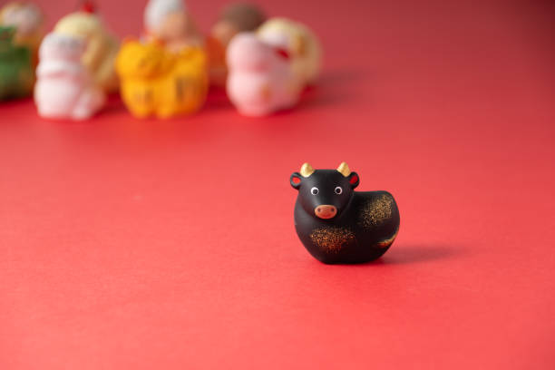 istock Year of the ox zodiac figure. 2183409122