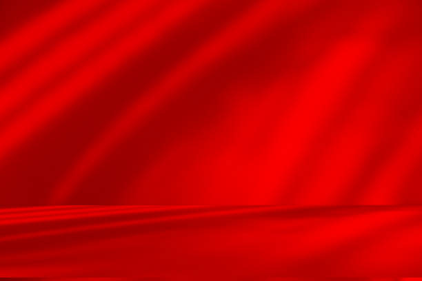istock Wall interior background, studio and backdrops show products.with shadow from window color red . background for text insertion and presentation product 2183409422