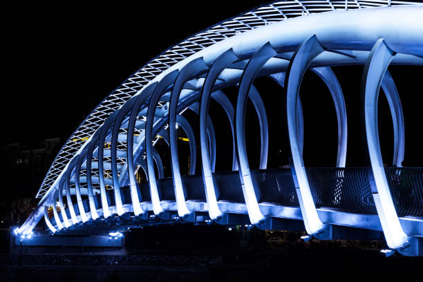 Modern footbridge