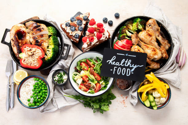 istock Healthy meal, keto diet, diet lunch concept. 2183414453