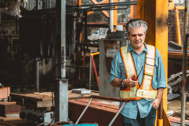 istock Engineer construction worker site moody stressed exhausted feel down bad emotion tired from hard work. 2183415304