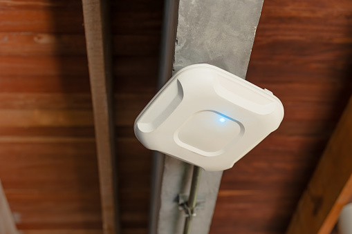 Local Wifi Router Wireless Router For Internet Local Network At Ceiling Indoor Networking ...