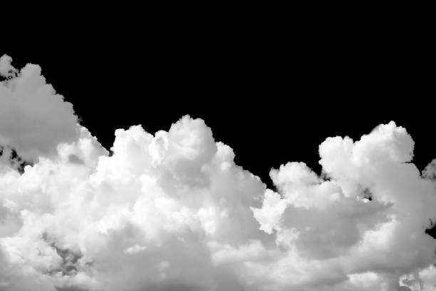 istock Clouds in the sky with black and white isolated like background with lights and pattern isolated on the image. 2183427558