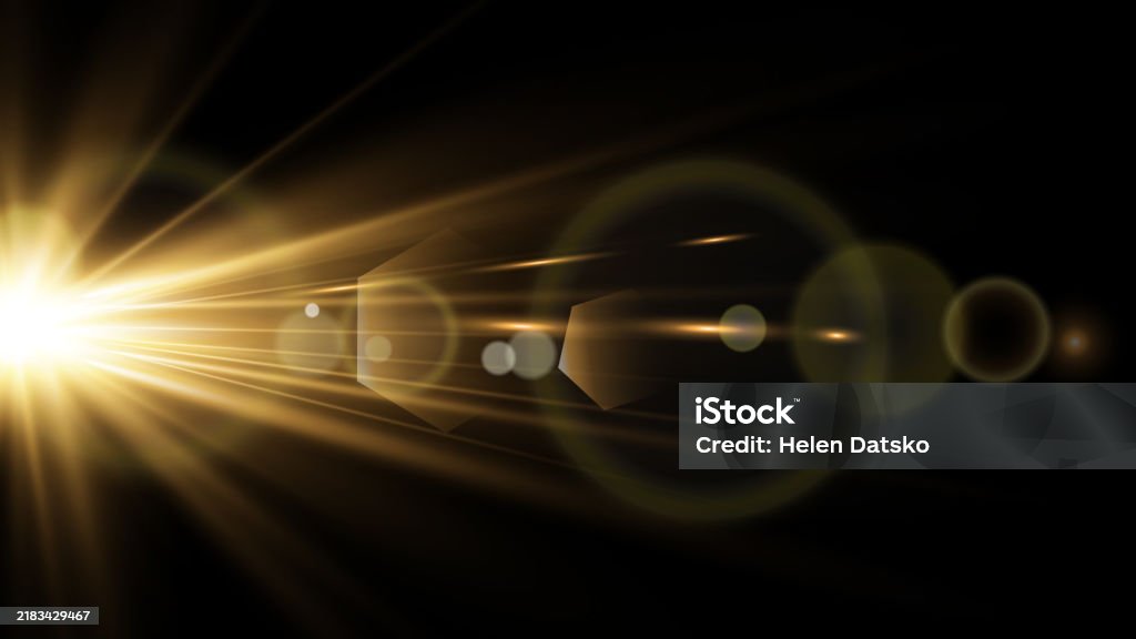 Lens Effect Vector Vector Transparent Sunlight Special Lens Flare Light Effect Stock ...