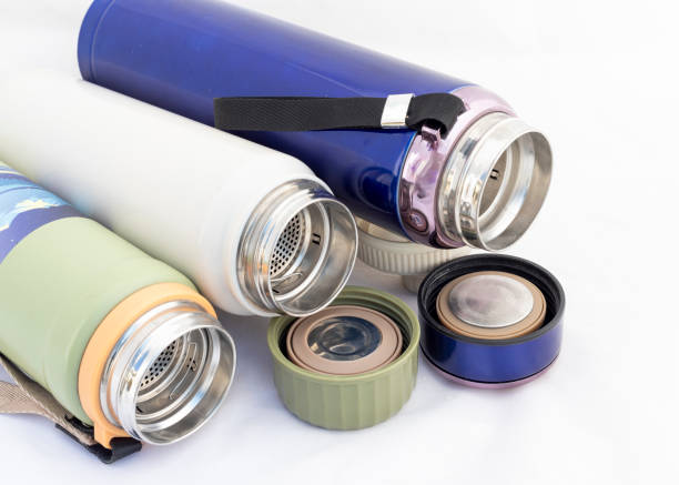 istock Stainless Steel Thermos Bottles with Lids 2183430912