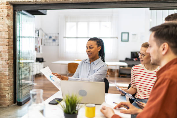 istock Business people sharing ideas in a meeting at the office 2183437076