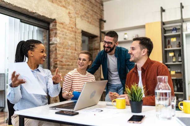 istock Business people sharing ideas in a meeting at the office 2183437650