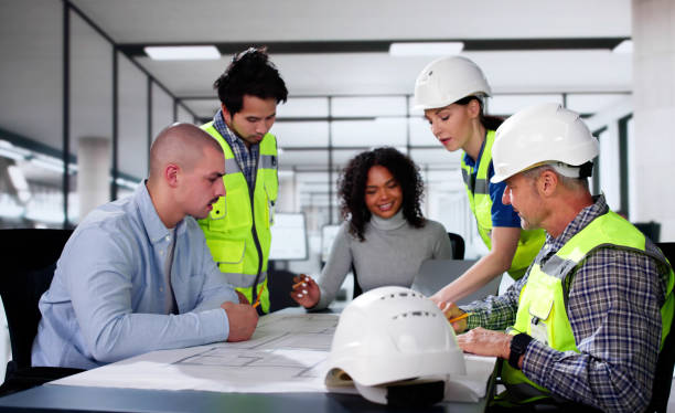 istock Construction Engineer Meeting With Business People 2183439396