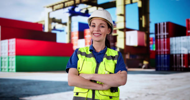 istock Trade Industry Worker Woman Portrait 2183442509