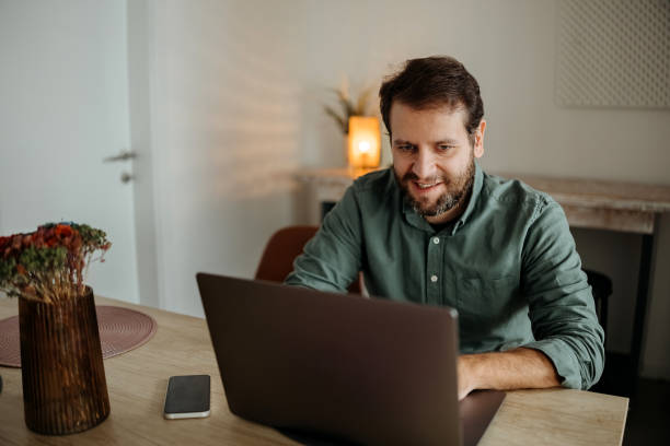 istock Business man works from home 2183455236