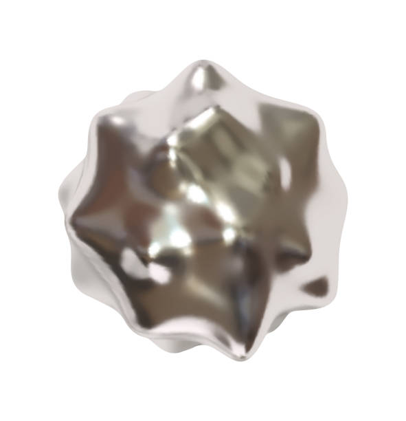 istock Iron Metaball shapes of objects realistic 3d design. Meteorites asteroids comet Round ball spherical elements. Vector illustration 2183465453