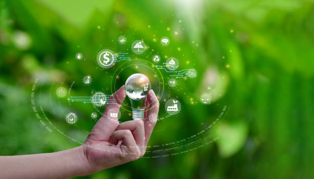istock Glass globe in hand to Organization Sustainable development environmental. business responsible environmental, 2183466337