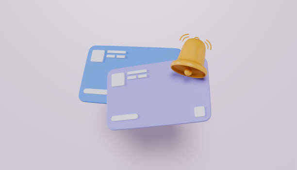 istock Credit card with bell notification icon payment notification payment due date alert or alarm reminder notification concept 2183474576