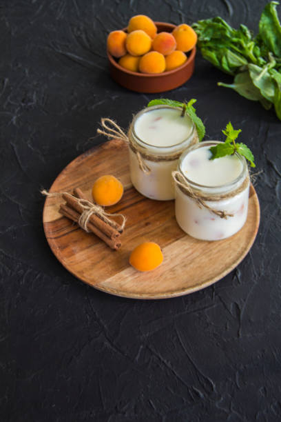 istock Healthy apricot cocktail. 2183476840