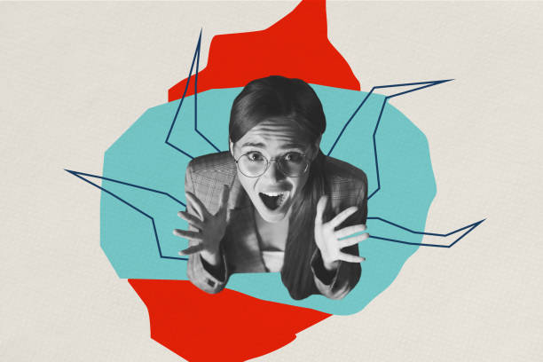 istock Composite photo collage of angry girl scream fire deadline workload pressure employee problem grimace isolated on painted background 2183478731