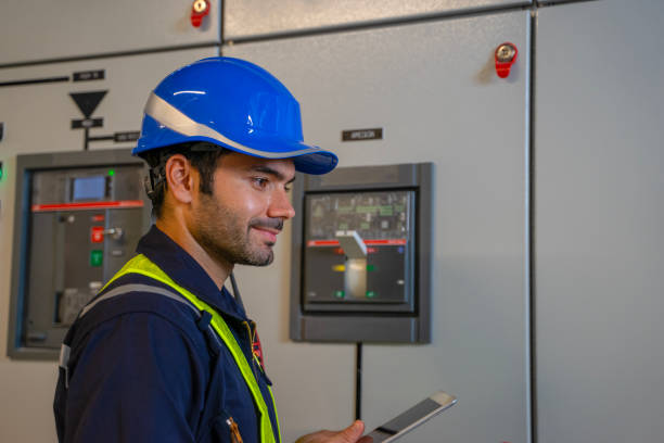 istock Engineer is working on the basement of high rise building. 2183481413