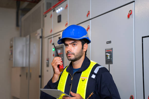 istock Engineer is working on the basement of high rise building. 2183481434