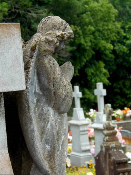 istock Sculptures in the old cemetery, 2183485645