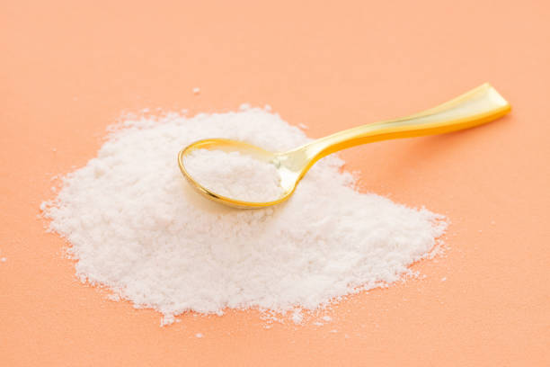 istock Baking soda in the spoon - Healthy food. 2183488146
