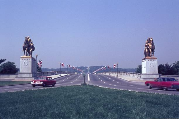 istock The Washington Bridge in Arlington, USA 2183488836