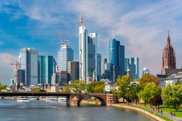 istock Frankfurt, Germany skyline on the Main River 2183489305