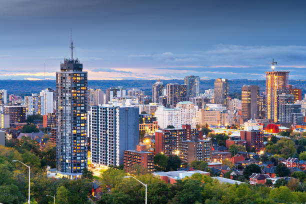 istock Hamilton, Ontario, Canada Skyline at Dusk 2183489374