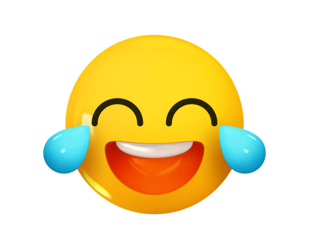 istock Face with Tears of Joy Emoji. Emotion 3d cartoon icon. Yellow round emoticon. Vector illustration 2183492503
