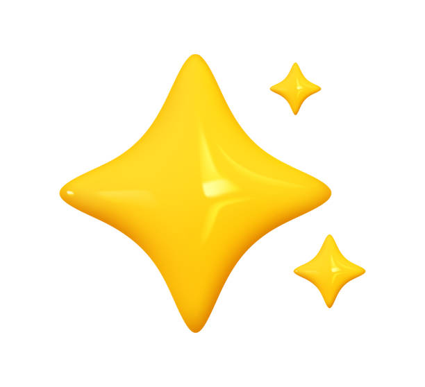 istock Emoji Three Stars. Emotion 3d cartoon icon. Yellow emoticon. Vector illustration 2183492808
