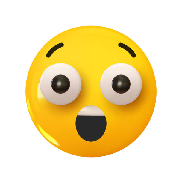 istock Shock or surprise Emoji. Emotion 3d cartoon icon. Yellow round emoticon. Vector illustration 2183493437
