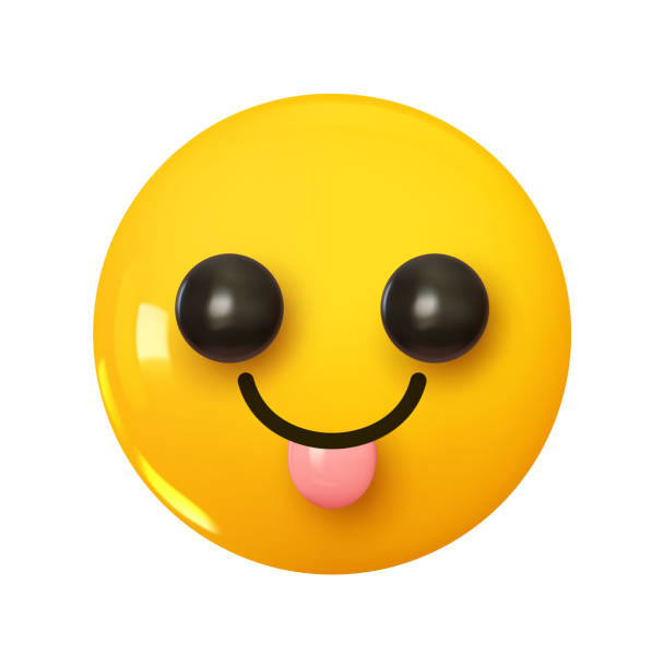 istock Face with Tongue Emoji. Emotion 3d cartoon icon. Yellow round emoticon. Vector illustration 2183493678