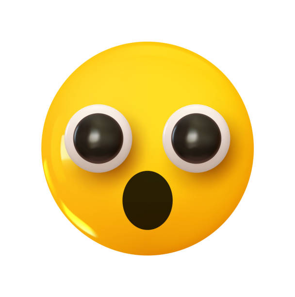 istock Shock or surprise Emoji. Emotion 3d cartoon icon. Yellow round emoticon. Vector illustration 2183493785