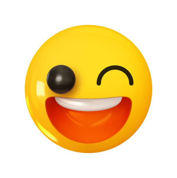 istock Emoji give a wink. Emotion 3d cartoon icon. Yellow round emoticon. Vector illustration 2183493834