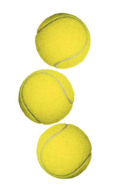 istock Tennis ball isolated on white 2183494529