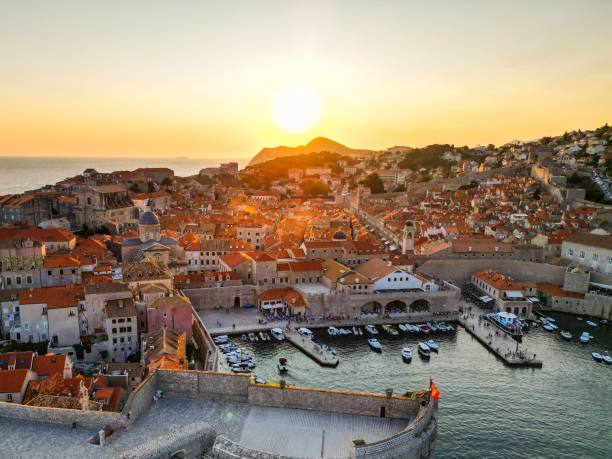 istock Harbor in the Dubrovnik, Croatia 2183495872