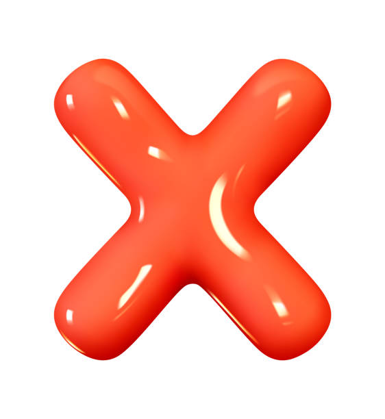 istock Emoji Red cross x. Emotion 3d cartoon icon. Yellow round emoticon. Vector illustration 2183496041