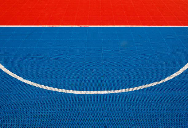 istock Basketball court with empty ground 2183497198