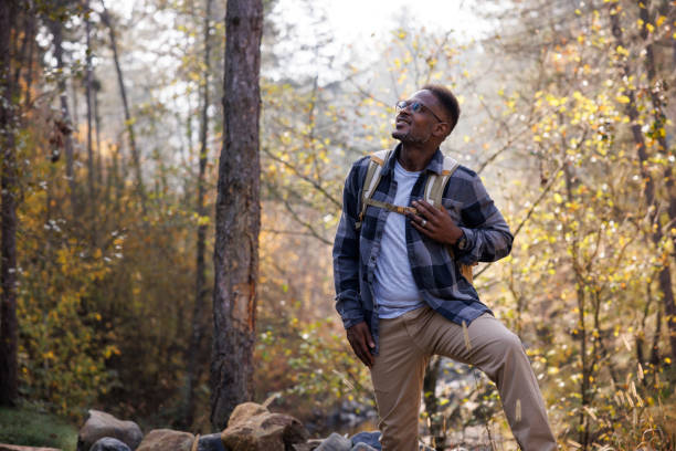 istock Portrait of man enjoying nature 2183498351