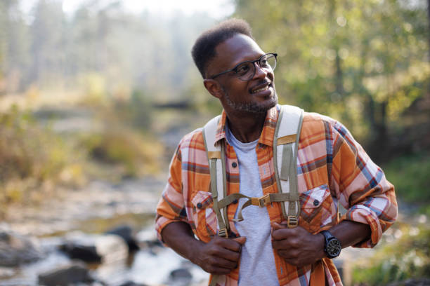 istock Portrait of man enjoying nature 2183498961